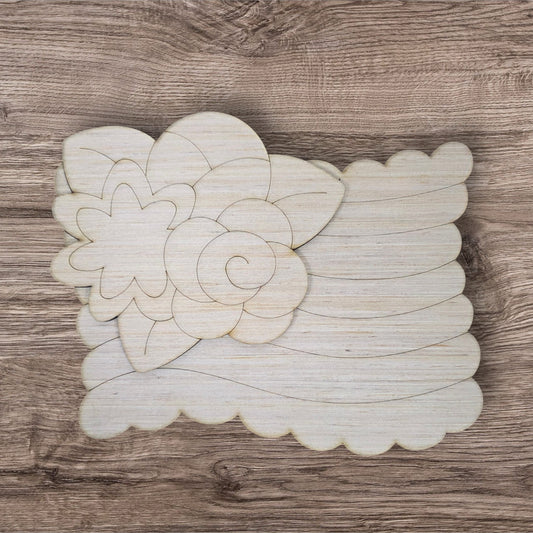 3D Scallop Flag (AB222-3D)