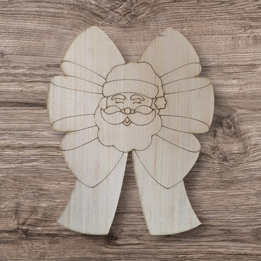Santa Bow Ornament (KW205-O)