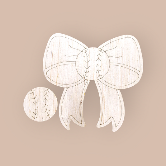 Baseball/Softball Bow 3D (KW042)