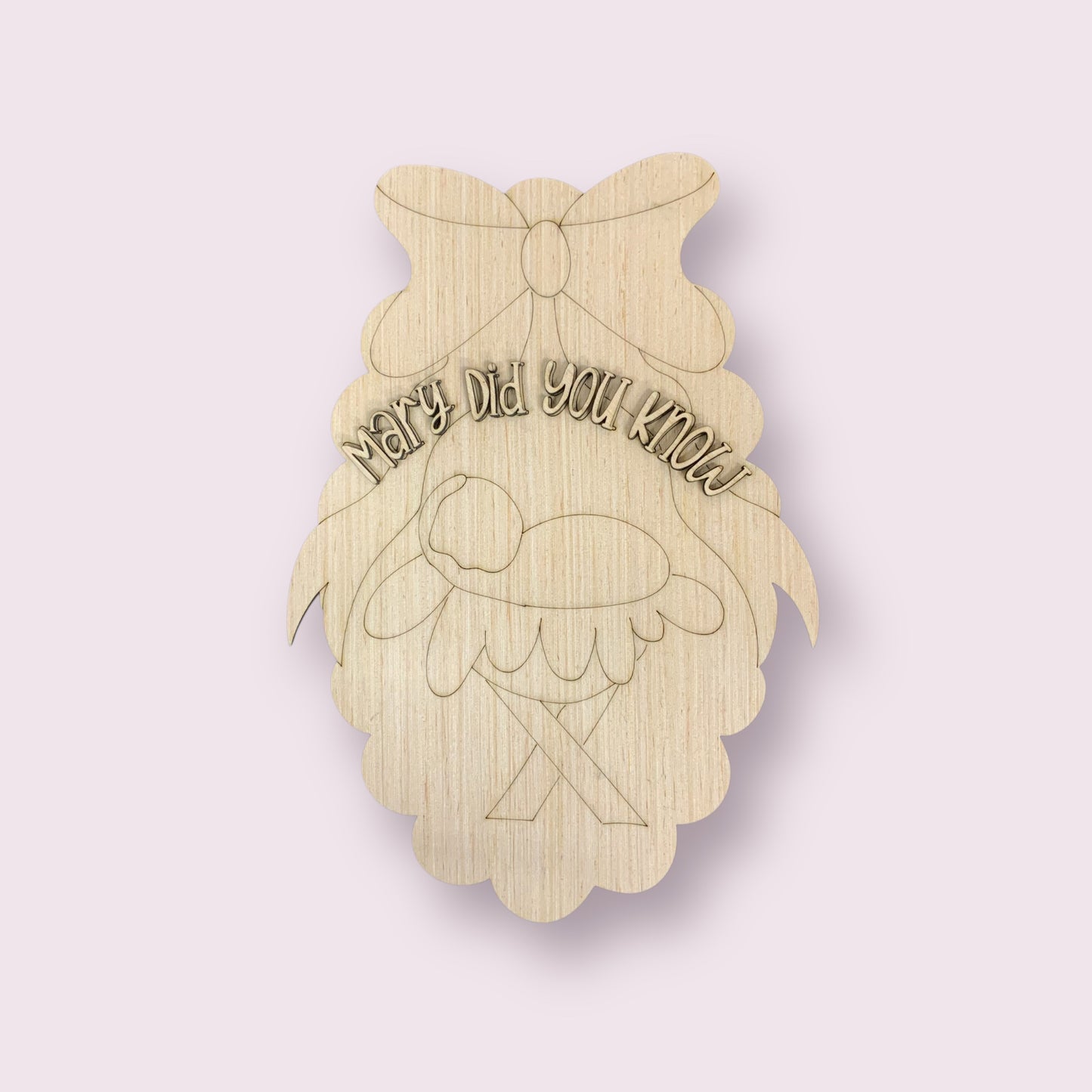 3D Mary Did You Know (RA138-3D)