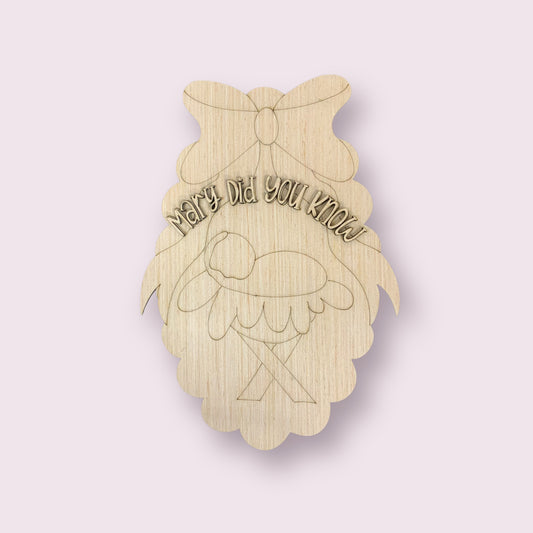 3D Mary Did You Know (RA138-3D)