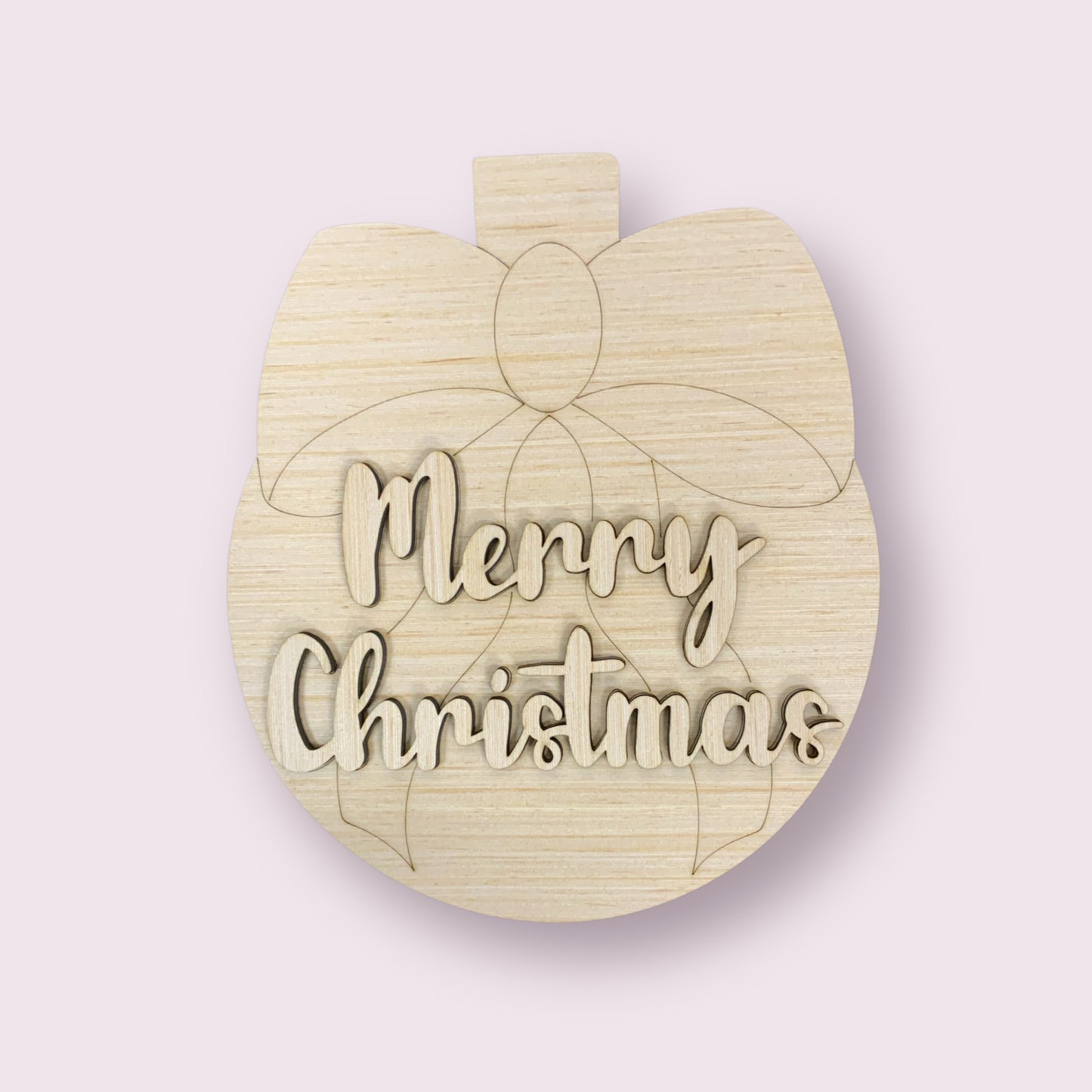 3D Merry Christmas Ball (RA139-3D)