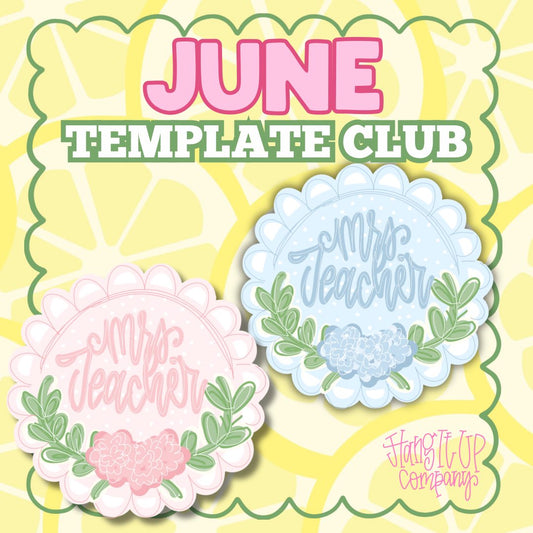 Floral Scallop Round (HC268)