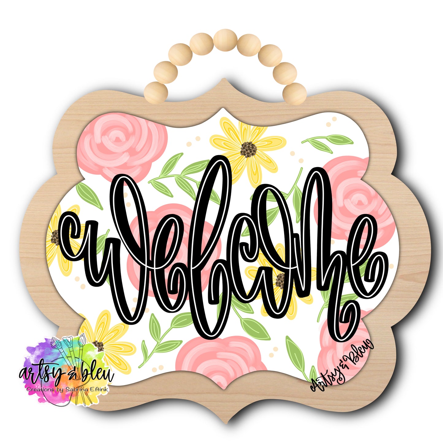 Whimsy Welcome Floral (AB052)