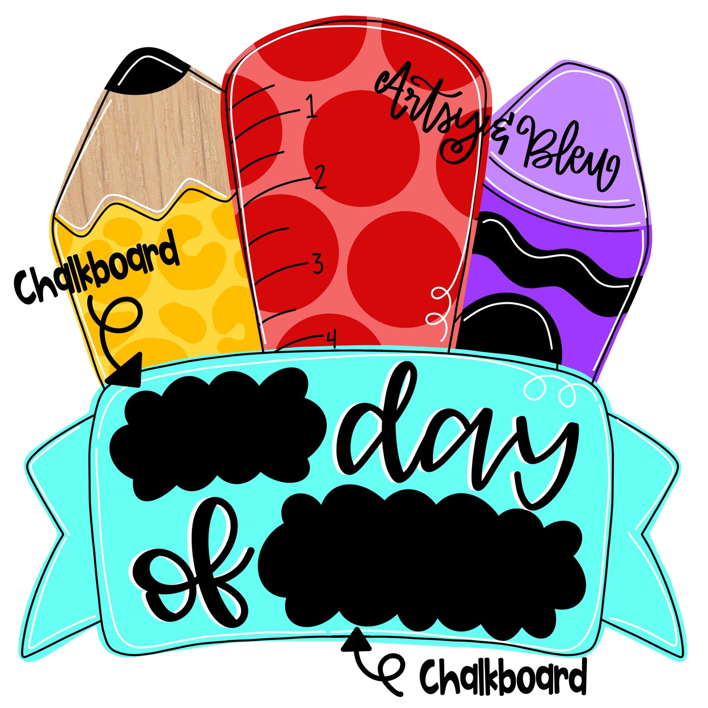 Pencil Ruler Crayon (AB078)