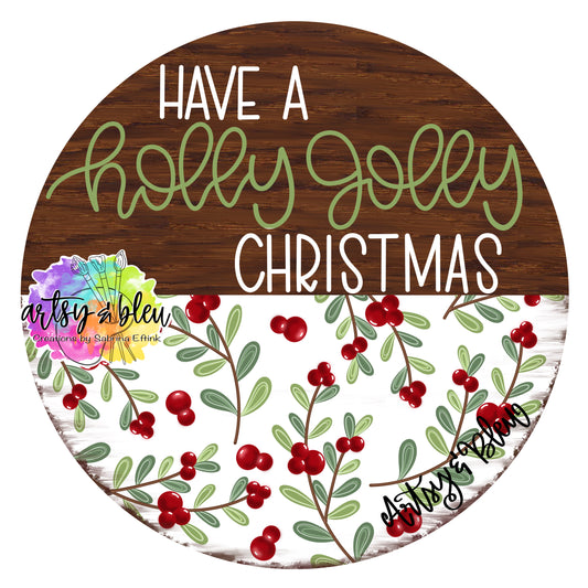Holly Jolly Christmas Round (AB116)