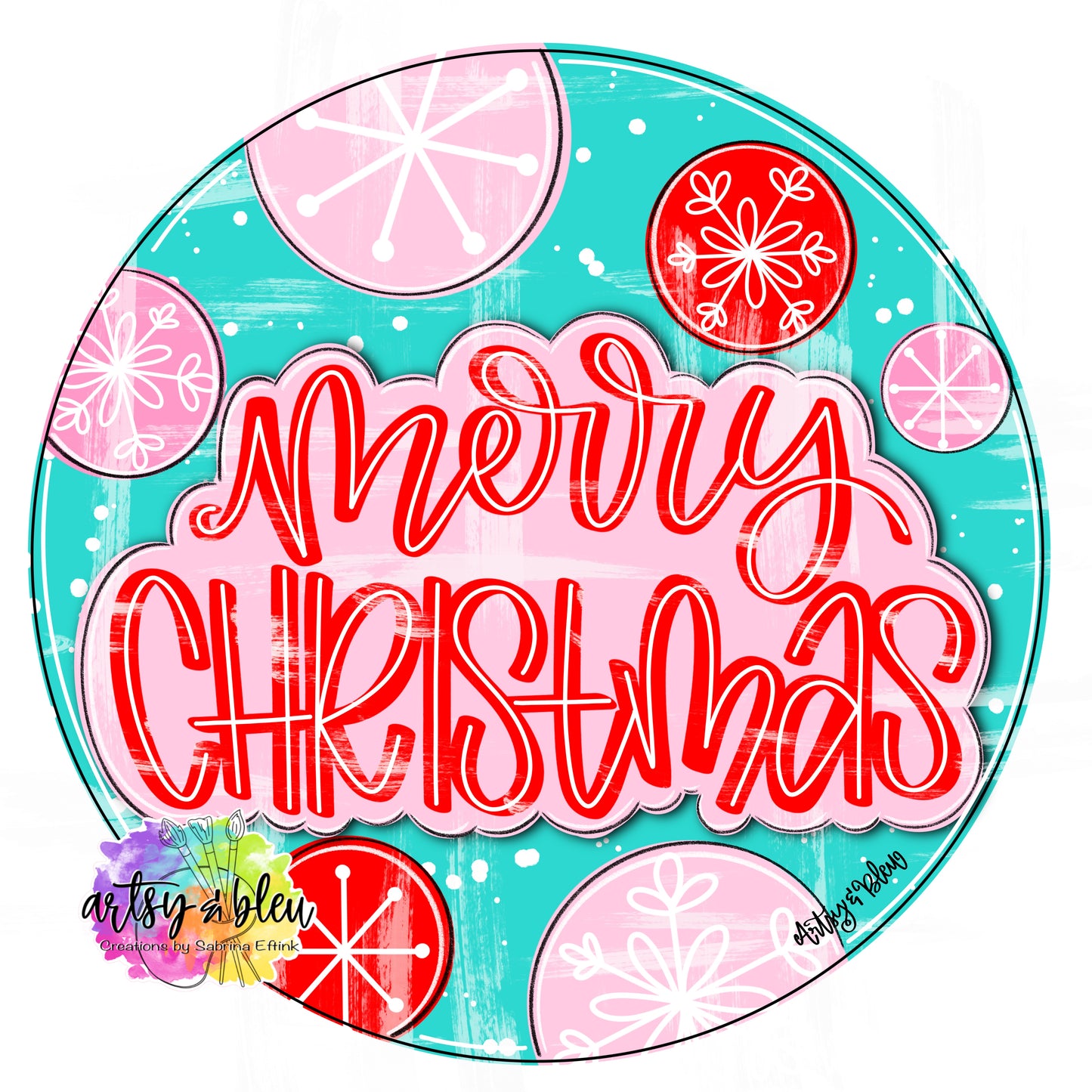 Merry Christmas Round (AB125)