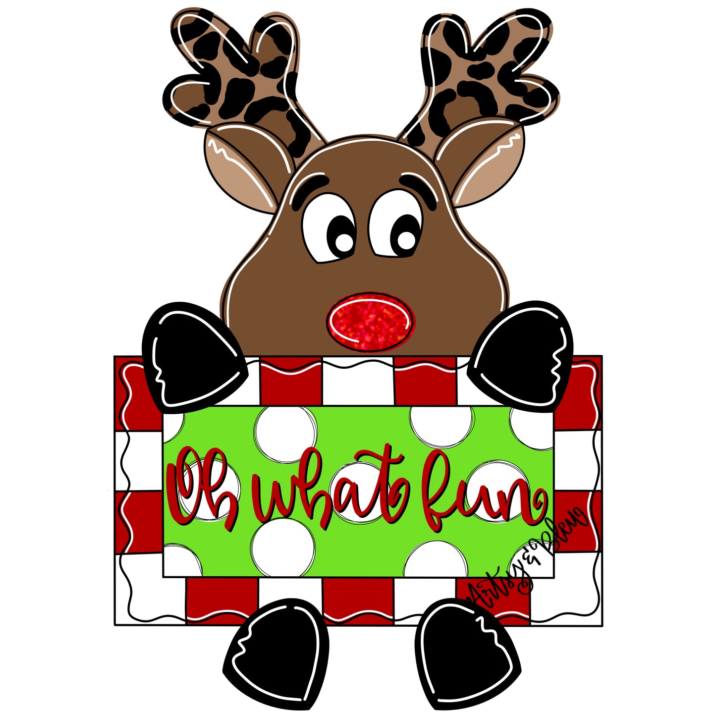 Oh What Fun Reindeer (AB166)