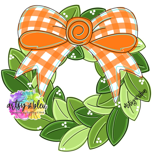 Wreath With Bow (AB197)