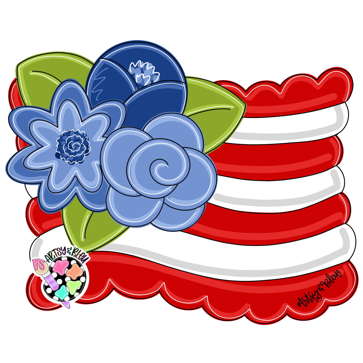 Scallop Flag (AB222)