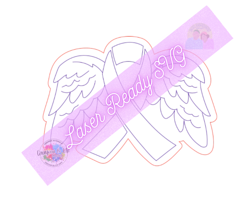 Awareness Ribbon - Laser Ready SVG
