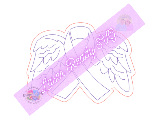 Awareness Ribbon - Laser Ready SVG