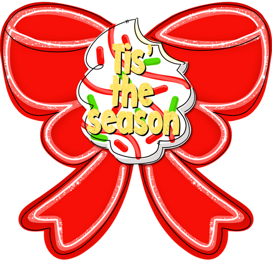 Christmas Cake Bow (BA008)