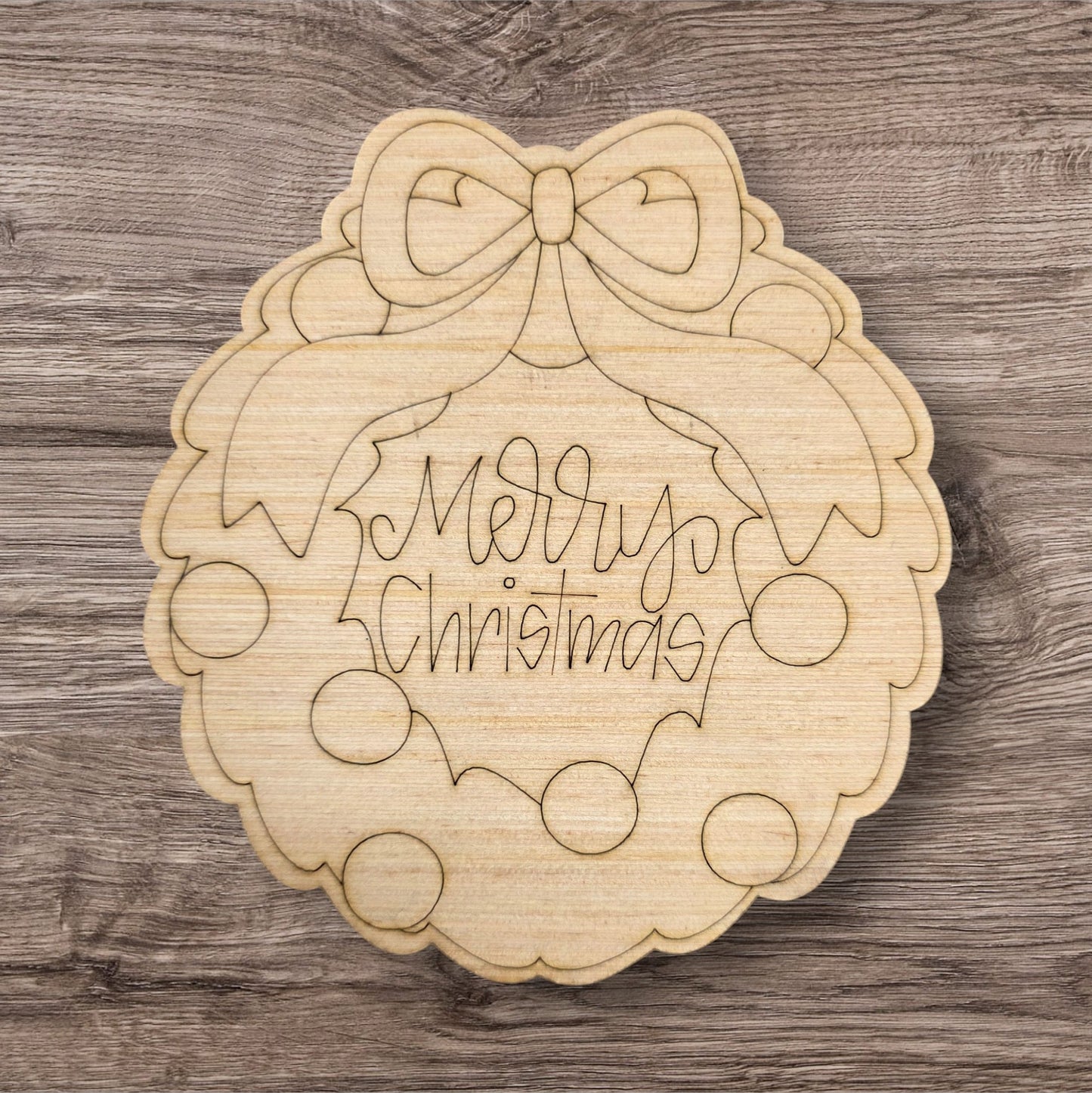 Christmas Wreath Ornament (BA010-O)