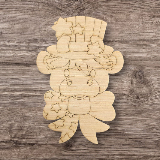 4th of July Cow (BA012)