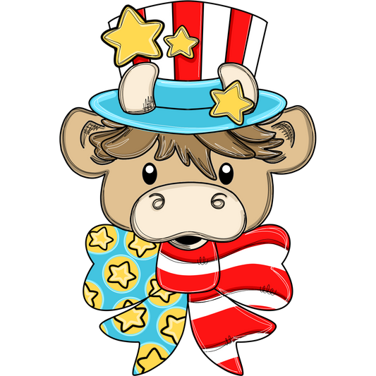 4th of July Cow (BA012)