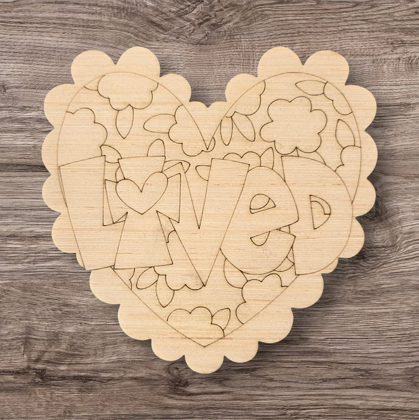 Loved Heart With Cross (BA077)