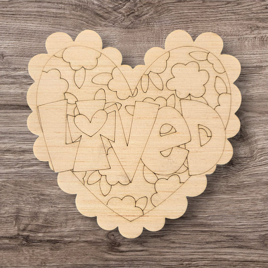 Loved Heart With Cross (BA077)