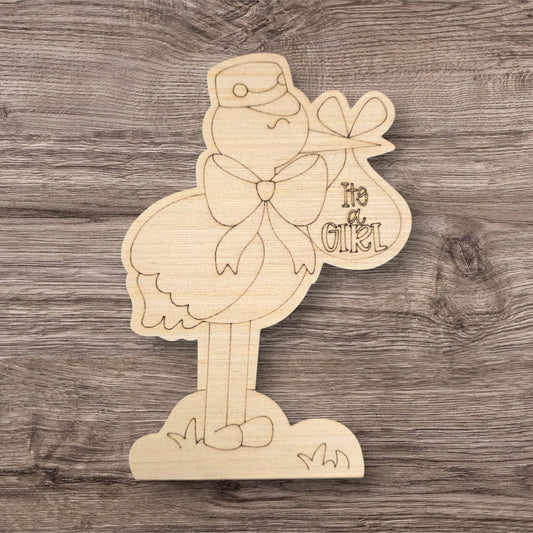 Its A Girl Stork (BA087)