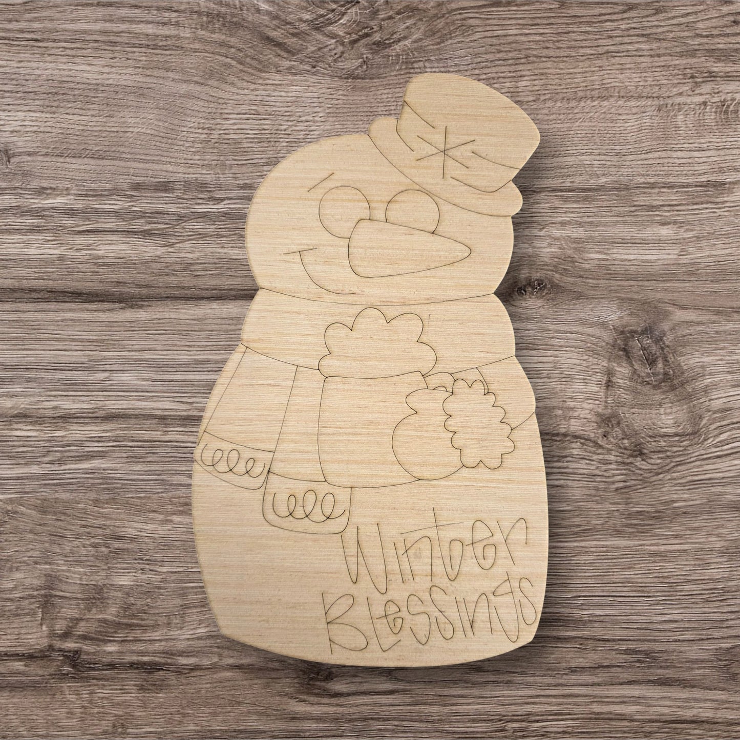 Winter Blessing Snowman (BA096)