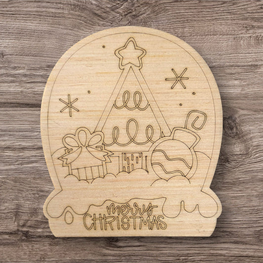 Merry Christmas Snow Globe (BA106)