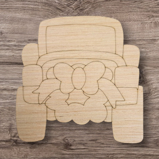 Christmas Jeep Ornament (BA163-O)