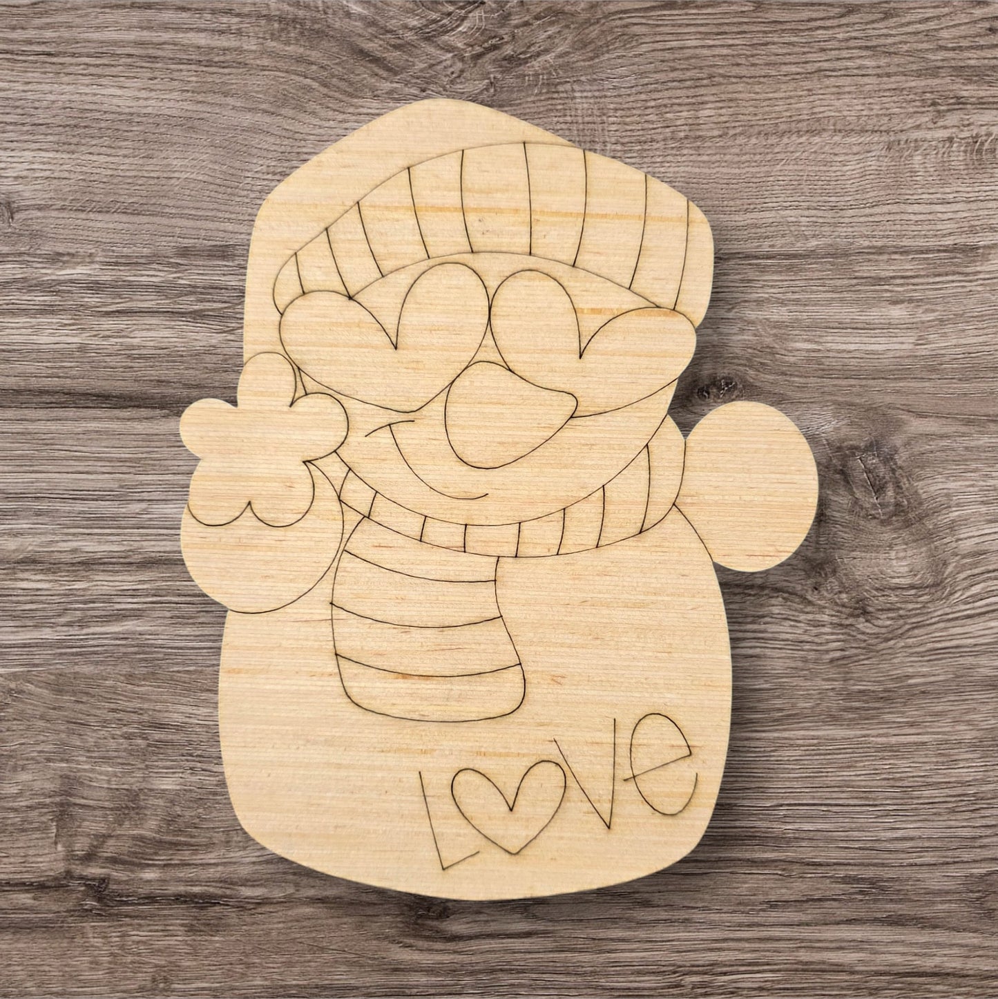 Love Snowman Ornament (BA203-O)