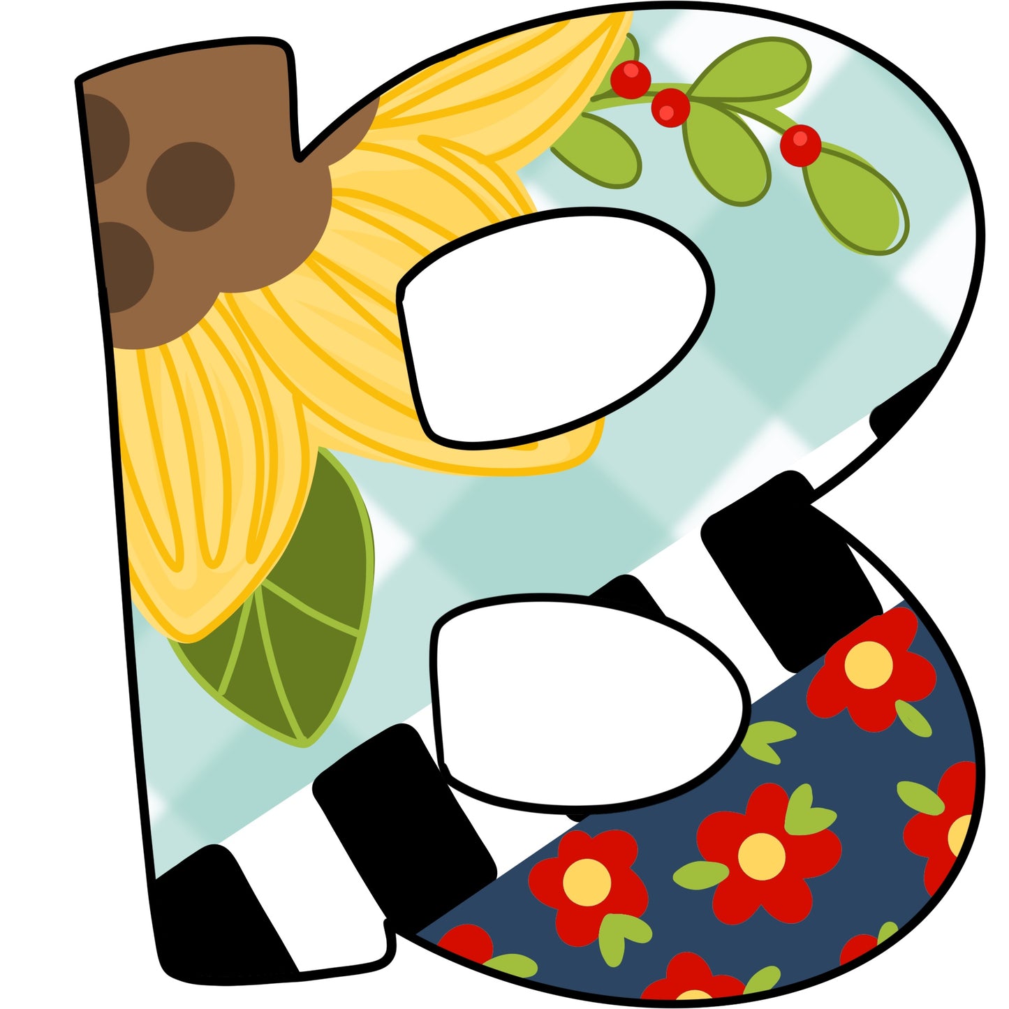 Floral Alphabet (BA240)