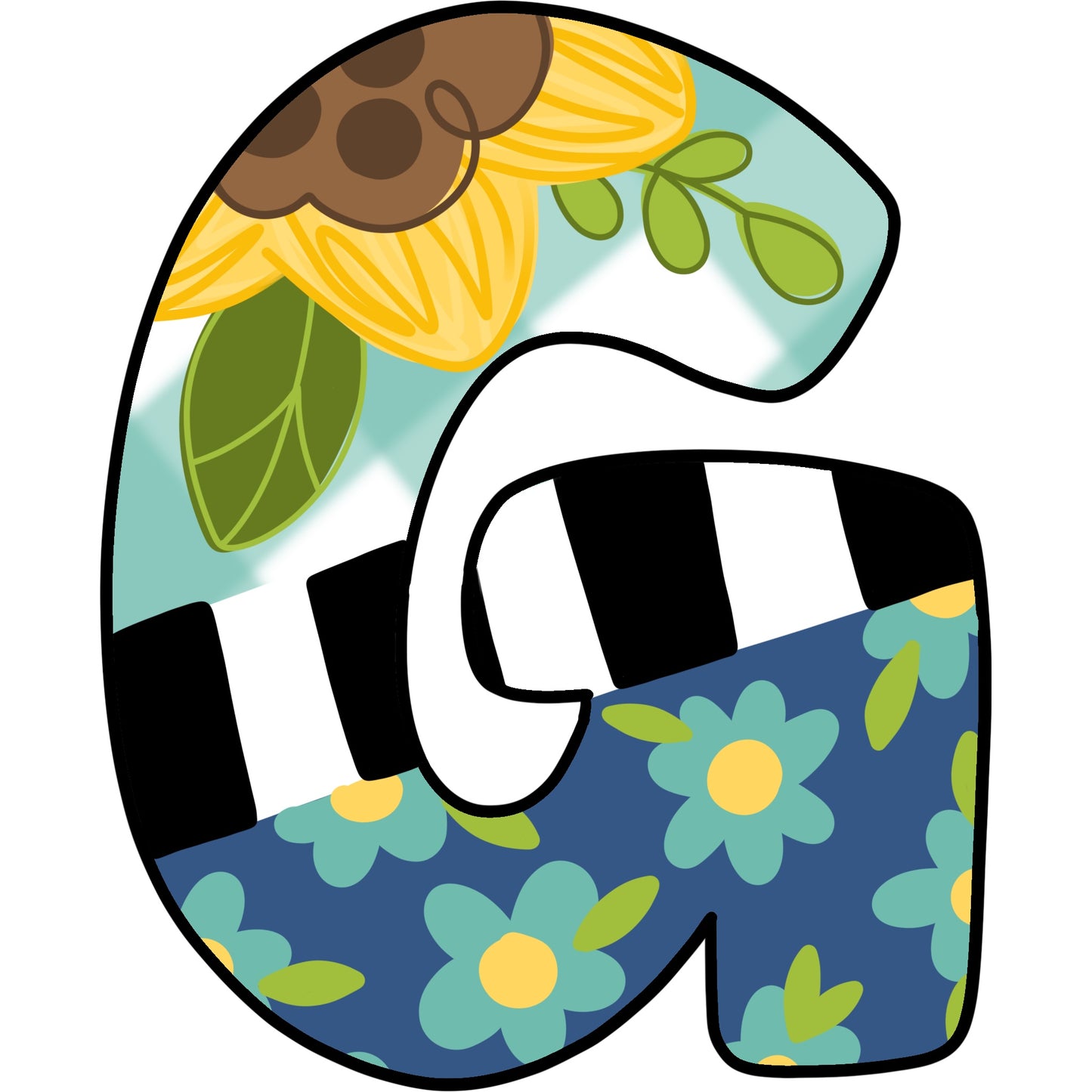 Floral Alphabet (BA240)
