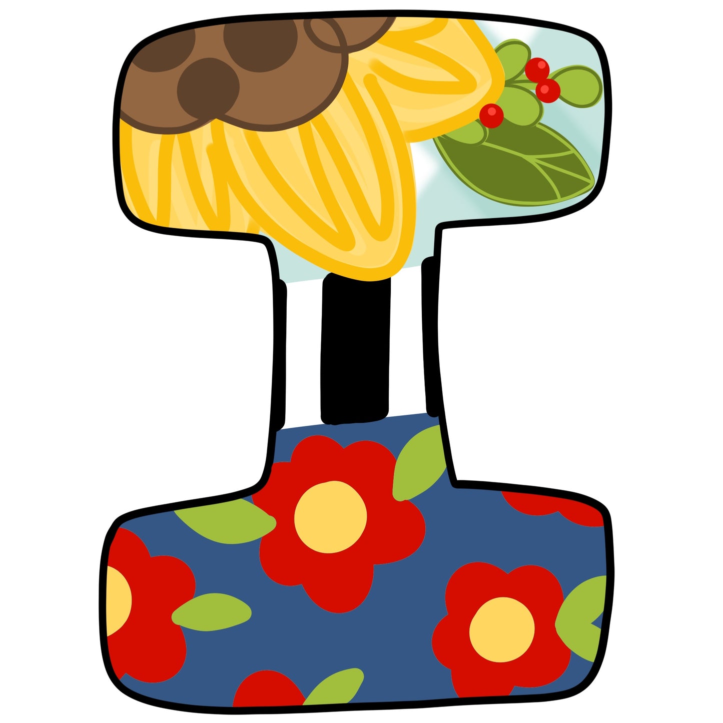 Floral Alphabet (BA240)