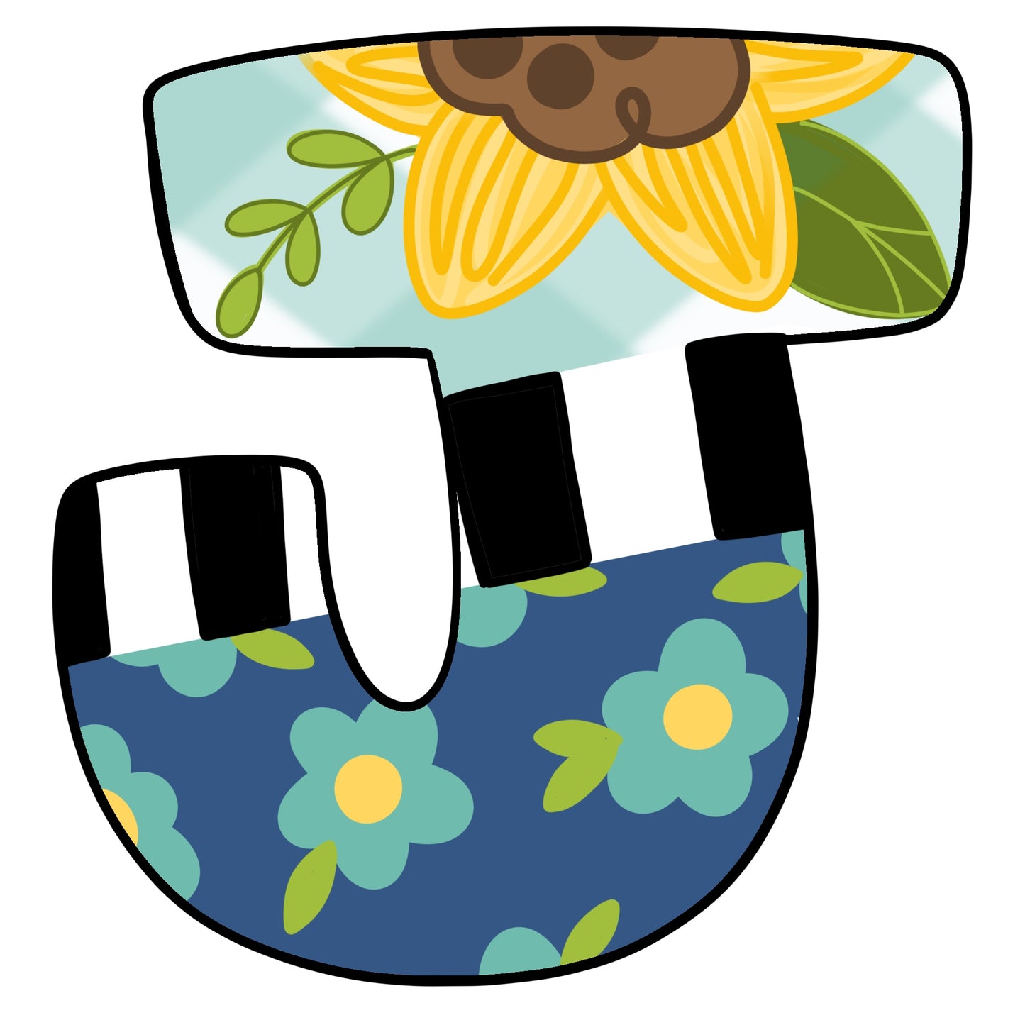 Floral Alphabet (BA240)