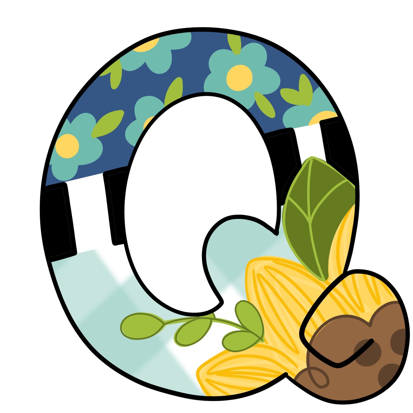 Floral Alphabet (BA240)