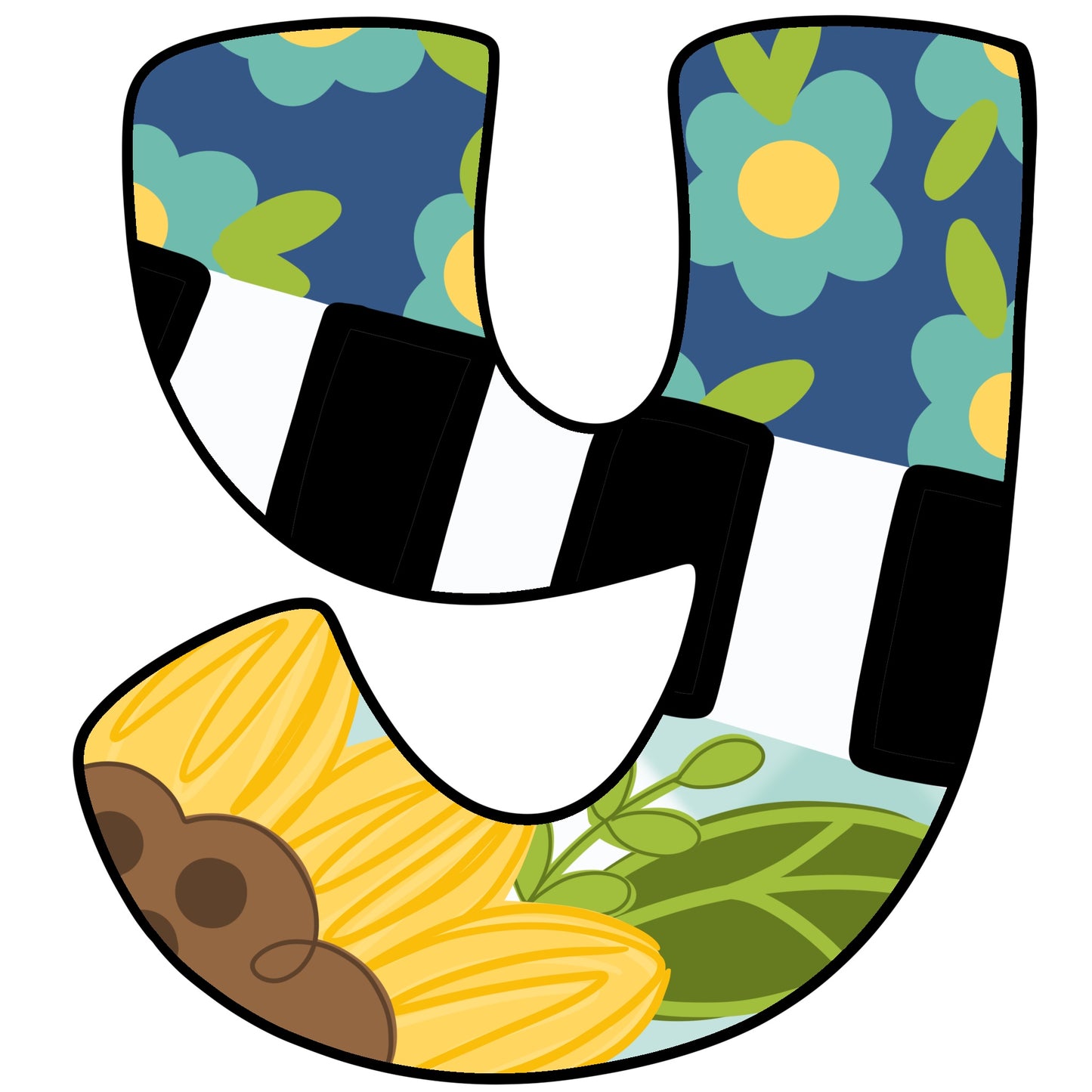 Floral Alphabet (BA240)