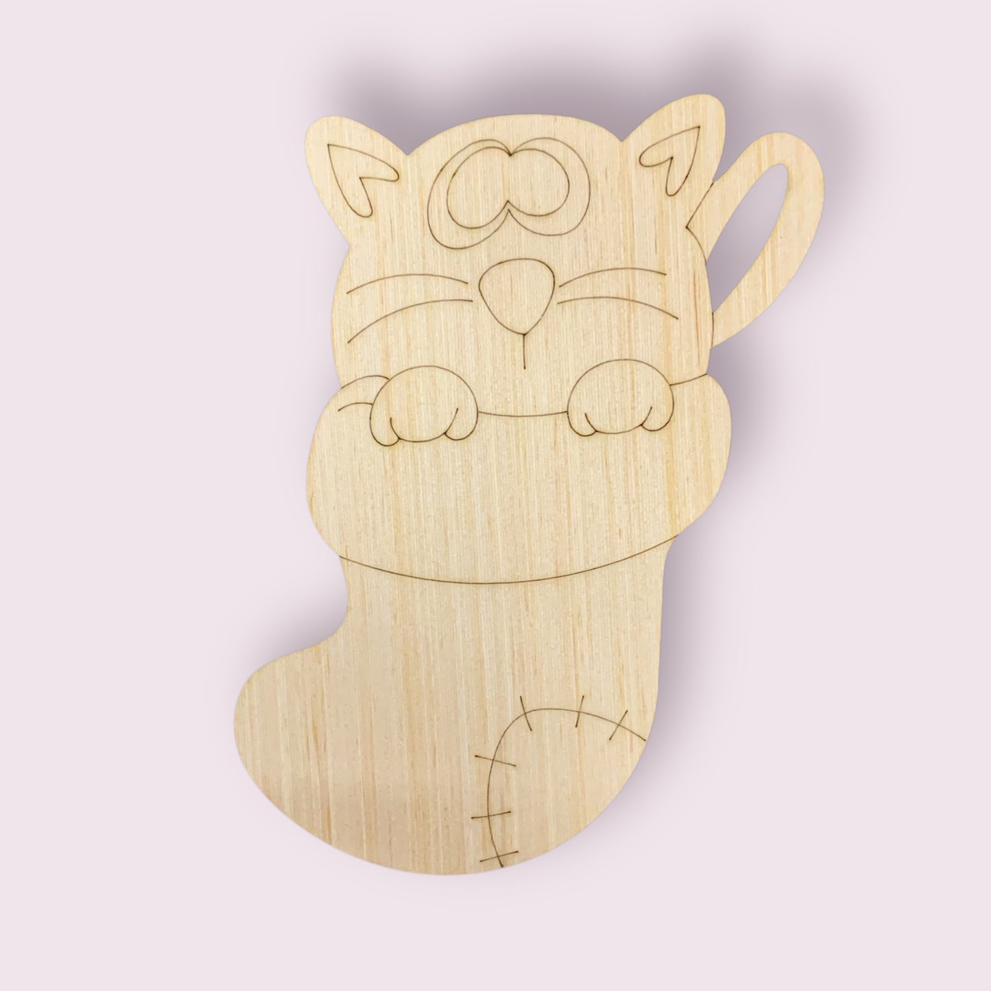 Cat Stocking Ornament (KA020-O)