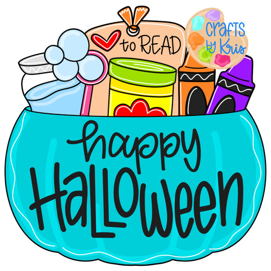 3D Happy Halloween Cauldron (CK047-3D)