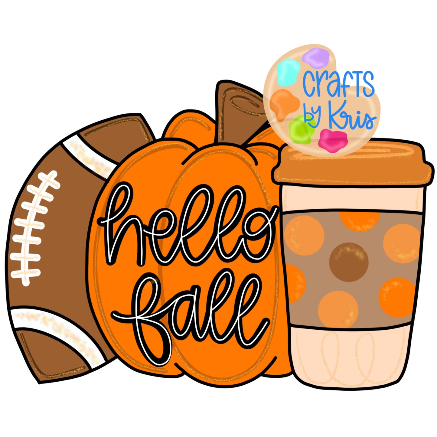 Hello Fall Football (CK064)