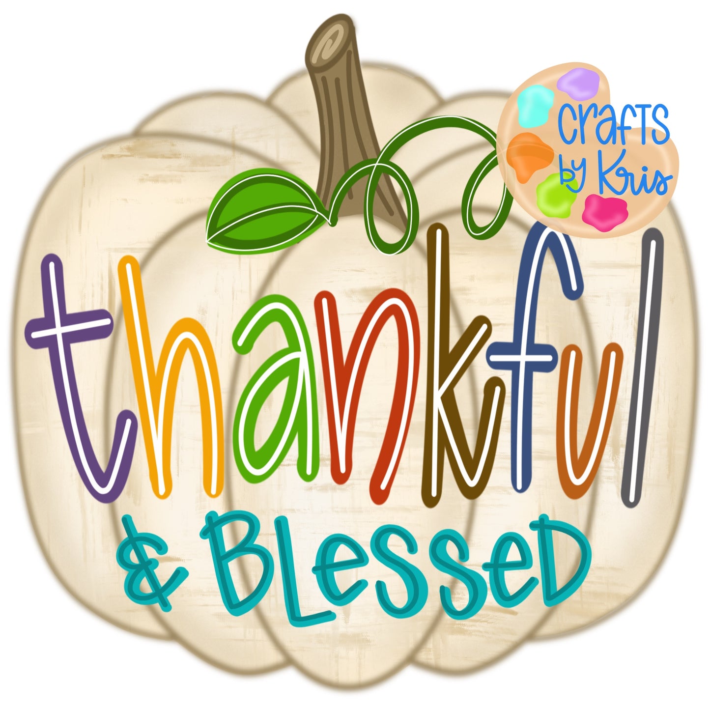 3D Thankful Pumpkin (CK066-3D)