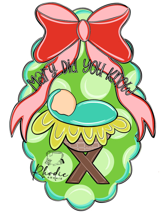 3D Mary Did You Know (RA138-3D)