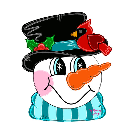 Cardinal Snowman (RL037)