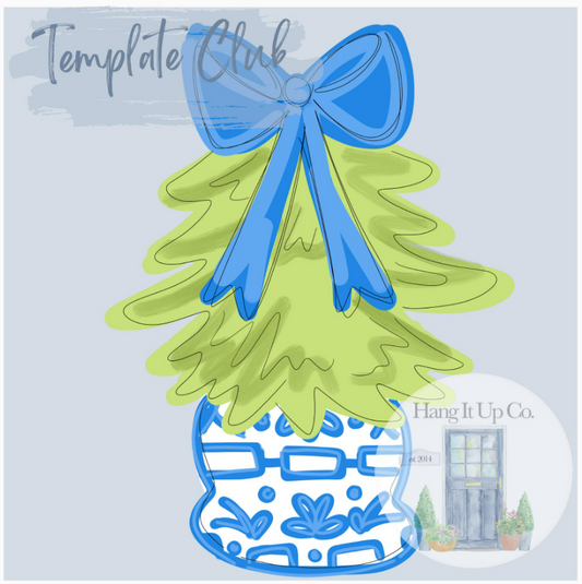 Chinoiserie Christmas Tree (HC023)