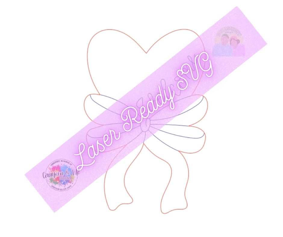 Welcome Heart - Laser Ready SVG