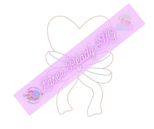 Welcome Heart - Laser Ready SVG