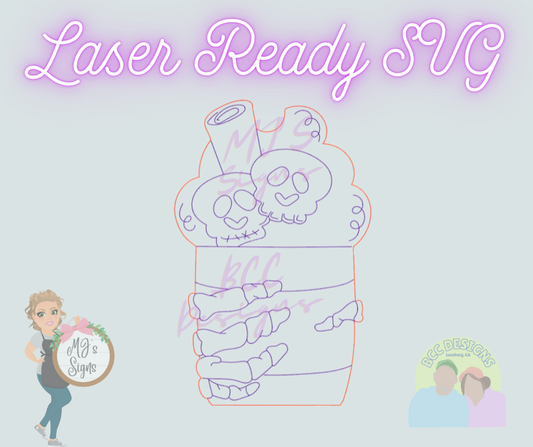 Halloween Coffee - Laser Ready SVG