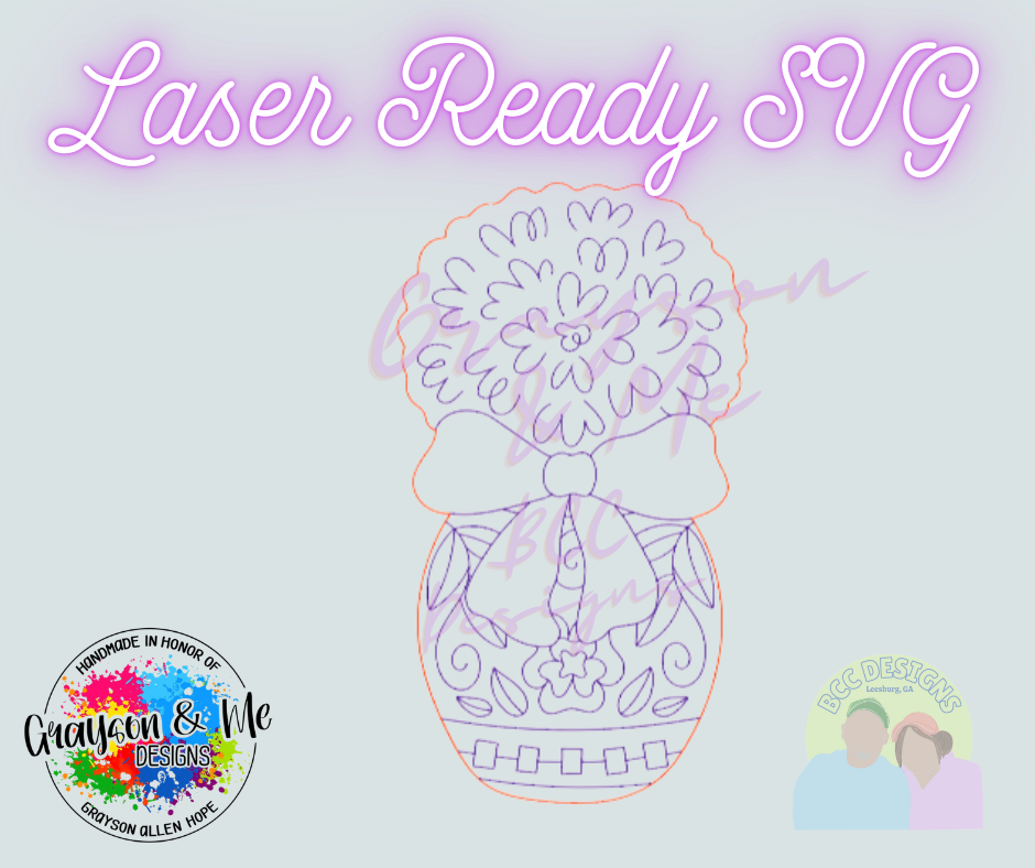 Topiary - Laser Ready SVG