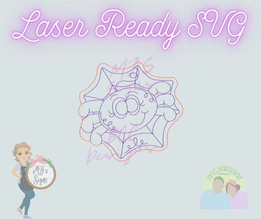 Spider - Laser Ready SVG