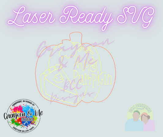 Hey Pumpkin - Laser Ready SVG
