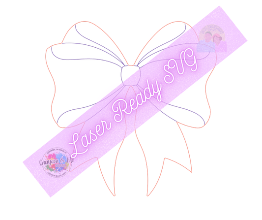 Bow - Laser Ready SVG