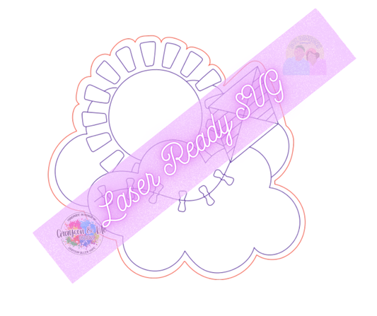 Kite/Sunshine - Laser Ready SVG