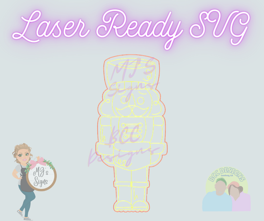 Nutcracker - Laser Ready SVG
