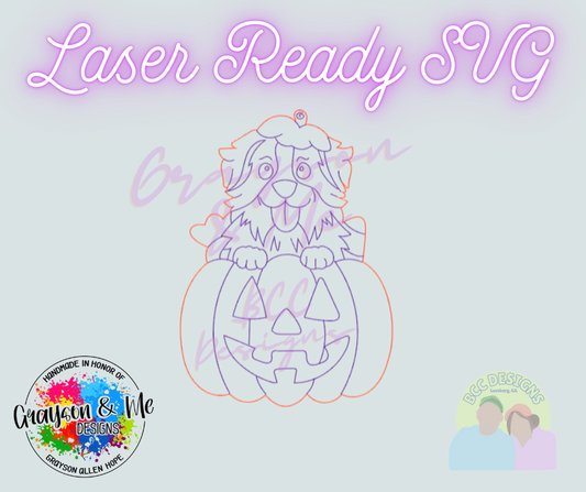 Aussie Pumpkin - Laser Ready SVG